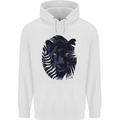 A Black Panther Mens 80% Cotton Hoodie White