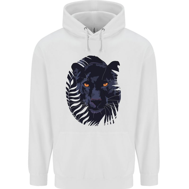 A Black Panther Mens 80% Cotton Hoodie White