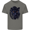 A Black Panther Mens Cotton T-Shirt Tee Top Charcoal