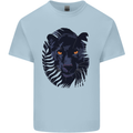 A Black Panther Mens Cotton T-Shirt Tee Top Light Blue