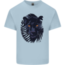 A Black Panther Mens Cotton T-Shirt Tee Top Light Blue