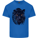 A Black Panther Mens Cotton T-Shirt Tee Top Royal Blue
