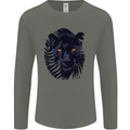 A Black Panther Mens Long Sleeve T-Shirt Charcoal