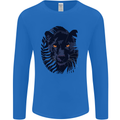 A Black Panther Mens Long Sleeve T-Shirt Royal Blue