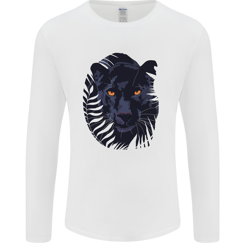 A Black Panther Mens Long Sleeve T-Shirt White