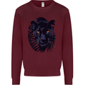 A Black Panther Mens Sweatshirt Jumper Maroon