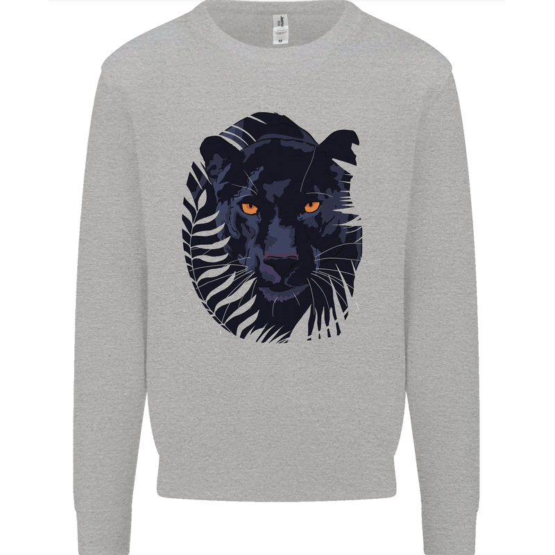 A Black Panther Mens Sweatshirt Jumper Sports Grey