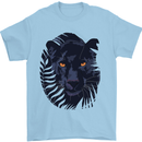 A Black Panther Mens T-Shirt Cotton Gildan Light Blue