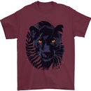 A Black Panther Mens T-Shirt Cotton Gildan Maroon