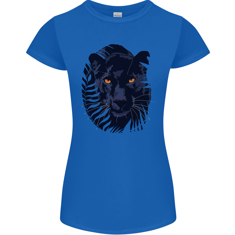 A Black Panther Womens Petite Cut T-Shirt Royal Blue