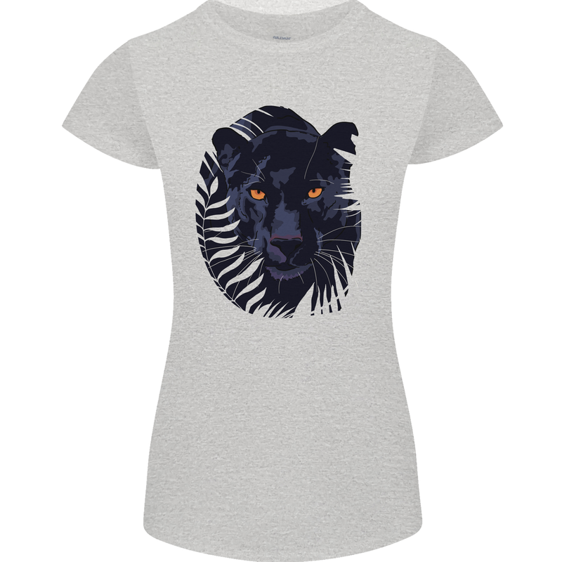 A Black Panther Womens Petite Cut T-Shirt Sports Grey