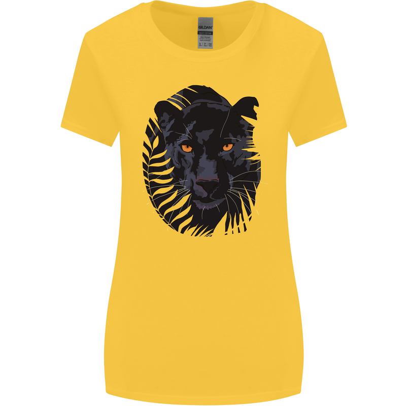 A Black Panther Womens Wider Cut T-Shirt Yellow