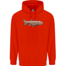 A Bolan Fish Fishing Fisherman Childrens Kids Hoodie Bright Red