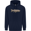 A Bolan Fish Fishing Fisherman Childrens Kids Hoodie Navy Blue