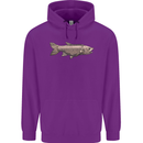 A Bolan Fish Fishing Fisherman Childrens Kids Hoodie Purple