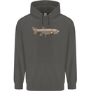 A Bolan Fish Fishing Fisherman Childrens Kids Hoodie Storm Grey