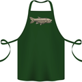 A Bolan Fish Fishing Fisherman Cotton Apron 100% Organic Forest Green