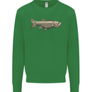 A Bolan Fish Fishing Fisherman Kids Sweatshirt Jumper Irish Green
