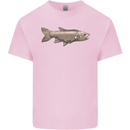 A Bolan Fish Fishing Fisherman Kids T-Shirt Childrens Light Pink