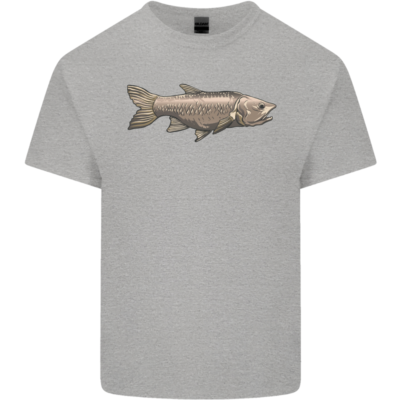 A Bolan Fish Fishing Fisherman Kids T-Shirt Childrens Sports Grey