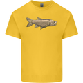 A Bolan Fish Fishing Fisherman Kids T-Shirt Childrens Yellow