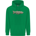 A Bolan Fish Fishing Fisherman Mens 80% Cotton Hoodie Irish Green