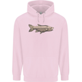 A Bolan Fish Fishing Fisherman Mens 80% Cotton Hoodie Light Pink