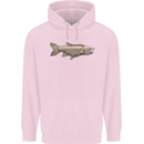 A Bolan Fish Fishing Fisherman Mens 80% Cotton Hoodie Light Pink