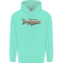 A Bolan Fish Fishing Fisherman Mens 80% Cotton Hoodie Peppermint