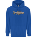 A Bolan Fish Fishing Fisherman Mens 80% Cotton Hoodie Royal Blue