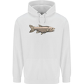 A Bolan Fish Fishing Fisherman Mens 80% Cotton Hoodie White