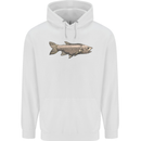 A Bolan Fish Fishing Fisherman Mens 80% Cotton Hoodie White