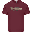 A Bolan Fish Fishing Fisherman Mens Cotton T-Shirt Tee Top Maroon