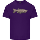 A Bolan Fish Fishing Fisherman Mens Cotton T-Shirt Tee Top Purple