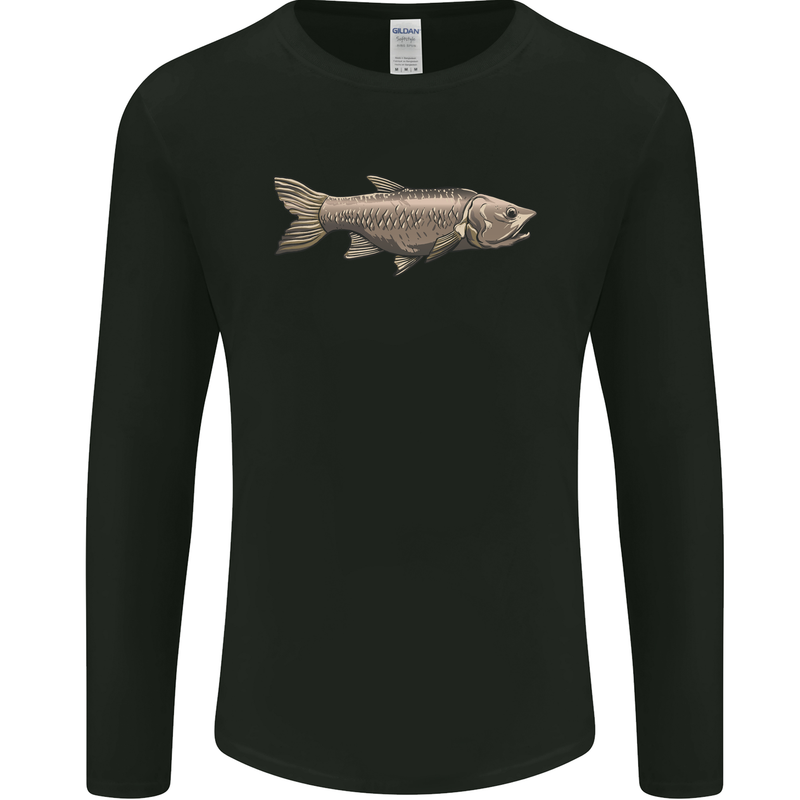 A Bolan Fish Fishing Fisherman Mens Long Sleeve T-Shirt Black