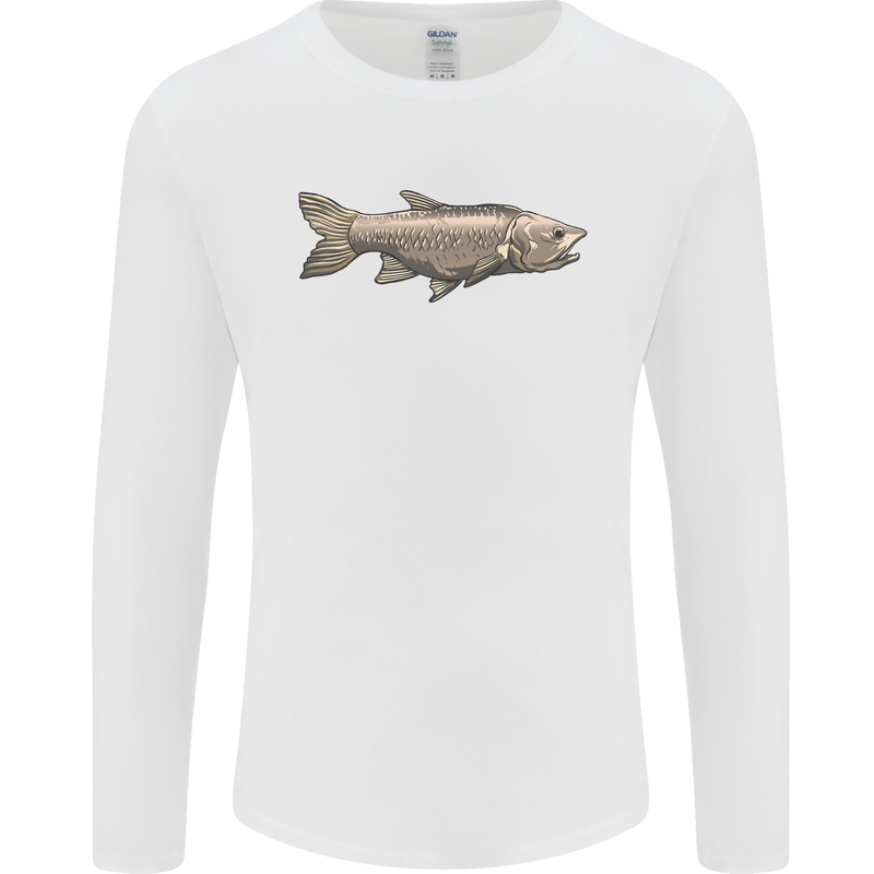 A Bolan Fish Fishing Fisherman Mens Long Sleeve T-Shirt White