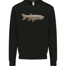 A Bolan Fish Fishing Fisherman Mens Sweatshirt Jumper Black