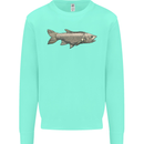 A Bolan Fish Fishing Fisherman Mens Sweatshirt Jumper Peppermint