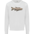 A Bolan Fish Fishing Fisherman Mens Sweatshirt Jumper White