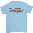 A Bolan Fish Fishing Fisherman Mens T-Shirt 100% Cotton Light Blue