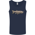 A Bolan Fish Fishing Fisherman Mens Vest Tank Top Navy Blue