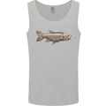 A Bolan Fish Fishing Fisherman Mens Vest Tank Top Sports Grey