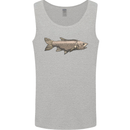 A Bolan Fish Fishing Fisherman Mens Vest Tank Top Sports Grey