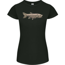 A Bolan Fish Fishing Fisherman Womens Petite Cut T-Shirt Black
