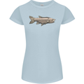 A Bolan Fish Fishing Fisherman Womens Petite Cut T-Shirt Light Blue