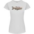 A Bolan Fish Fishing Fisherman Womens Petite Cut T-Shirt White