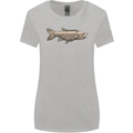 A Bolan Fish Fishing Fisherman Womens Wider Cut T-Shirt Sports Grey