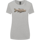 A Bolan Fish Fishing Fisherman Womens Wider Cut T-Shirt Sports Grey