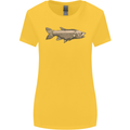 A Bolan Fish Fishing Fisherman Womens Wider Cut T-Shirt Yellow