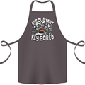 A Bored Accountant Cotton Apron 100% Organic Dark Grey